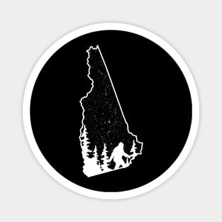 New Hampshire Bigfoot Gift Magnet